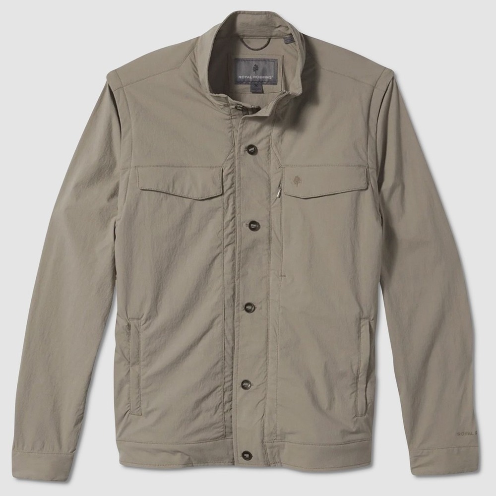 Mens Royal Robbins Traveler Convertible Jacket II - NWT 2XL Khaki - #46162-N10
